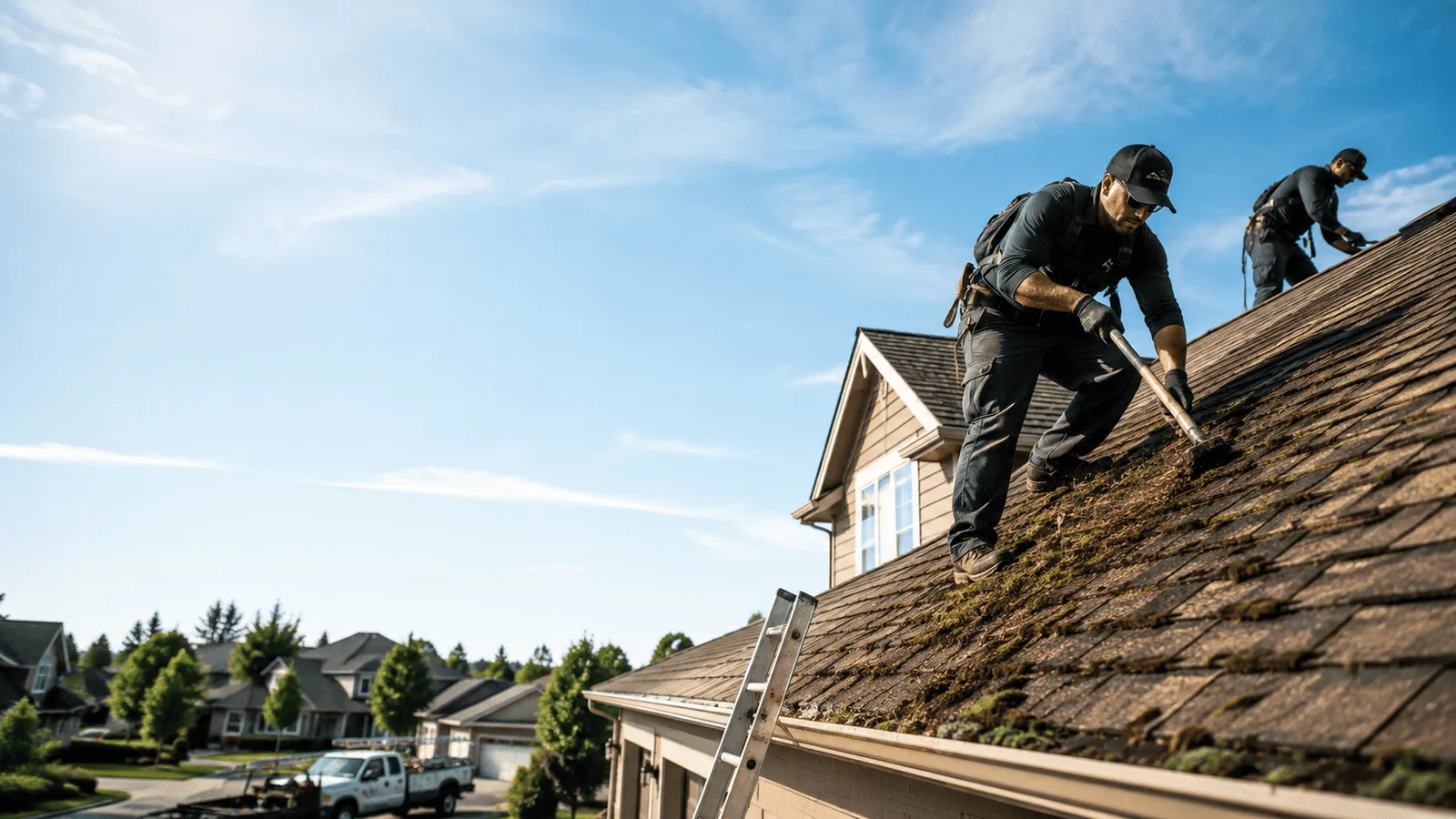 Roof Moss Removal in Letts, IA near me